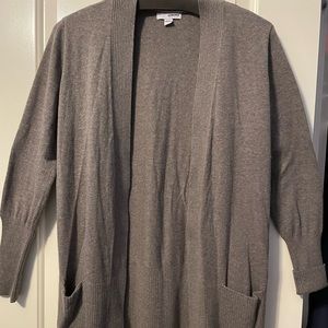 Sonoma gray cardigan sweater M